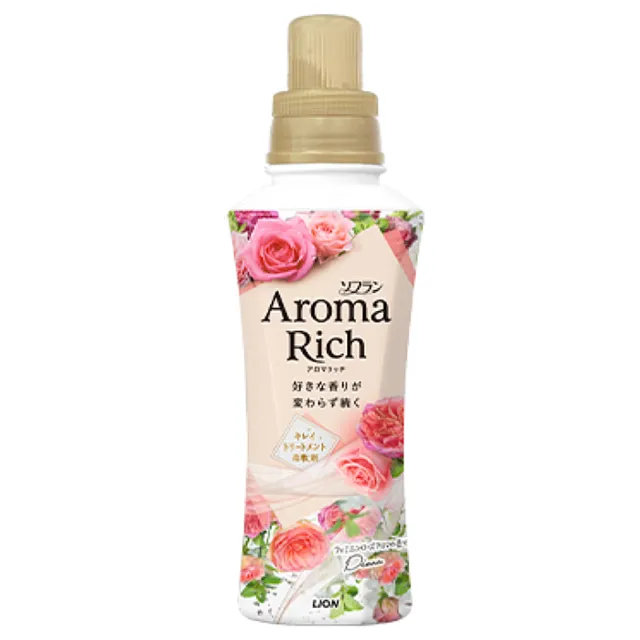 【LION 獅王】Aroma Rich 衣物香氛芳香柔軟精-480ml(花香/果香/清新)