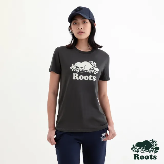 【Roots】Roots 女款-經典海狸LOGO短袖上衣(多色可選)