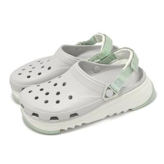 【Crocs】洞洞鞋 Hiker XcspMrbld Clog 男女鞋 大氣灰 經典獵戶印花克駱格 厚底 卡駱馳(2096431FT)