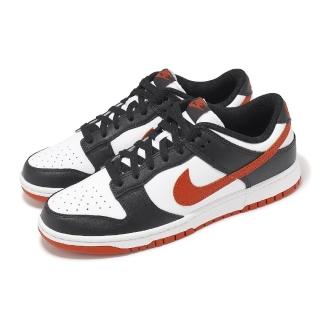 【NIKE 耐吉】休閒鞋 Dunk Low Retro 男鞋 女鞋 白 黑 紅 低筒 經典 情侶鞋(DV0833-108)
