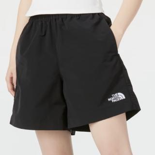 【The North Face】TNF 北臉 休閒 運動短褲 W TNF EASY SHORT - AP 女 黑(NF0A83TAJK3)