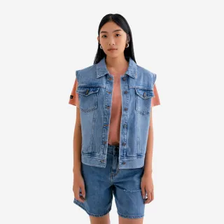 【Roots】Roots女裝- 牛仔背心(淺藍色)