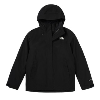 【The North Face】TNF 北臉 防風防潑水兩件式外套 W SANGRO FLEECE TRICLIMAT-AP女 黑(NF0A89Y3JK3)