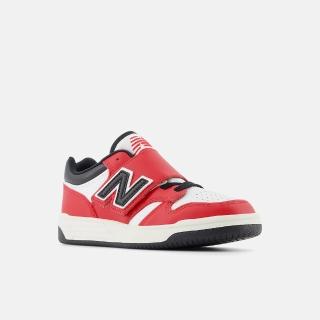 【NEW BALANCE】NB 480 童鞋 運動 休閒鞋 中大童 紅黑 魔鬼氈(PHB480TT ∞)