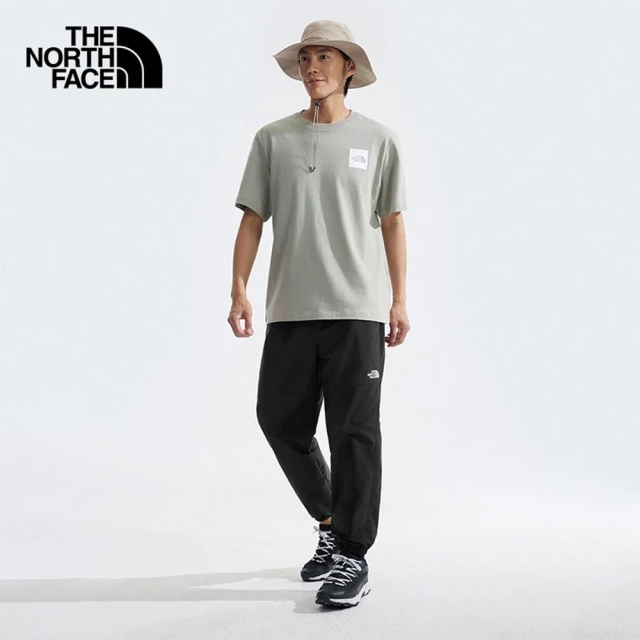 The North Face TNF 北臉 休閒 防風 防潑水 縮口褲 M TNF EASY WIND PANT - AP 男 黑色(NF0A83T6JK3)