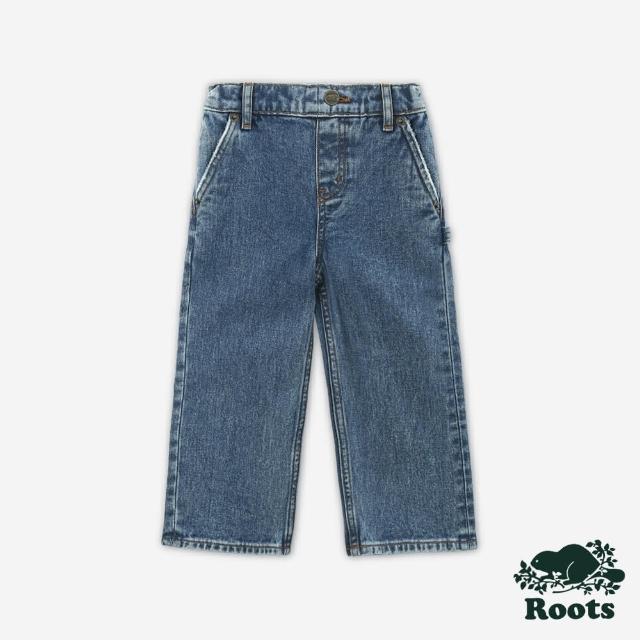 【Roots】Roots 小童-WIDE LEG DENIM 長褲(藍色)