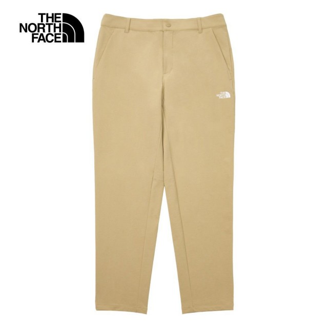 【The North Face】TNF 北臉 休閒 防潑水 長褲 M NEW ESSENTIAL PANTS - AP 男 卡其色(NF0A83OOLK5)