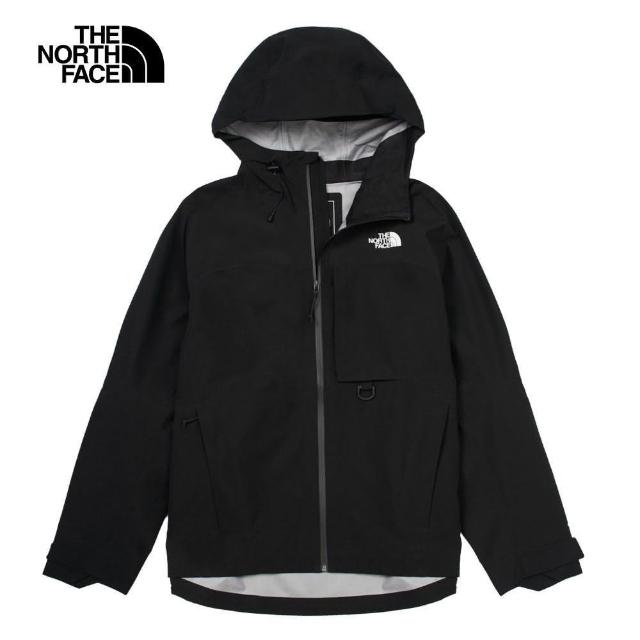 【The North Face】TNF 北臉 休閒 防水透氣連帽衝鋒外套 M STORMPEAK FL JACKET-AP 男 黑(NF0A89ZJJK3)