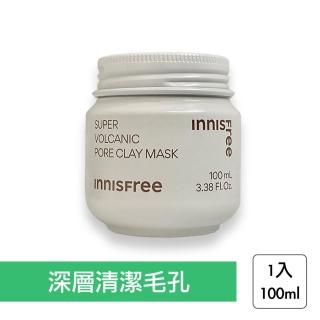 【innisfree】超級火山泥毛孔潔淨面膜 100ml(2023年新版 火山泥面膜_平行輸入)