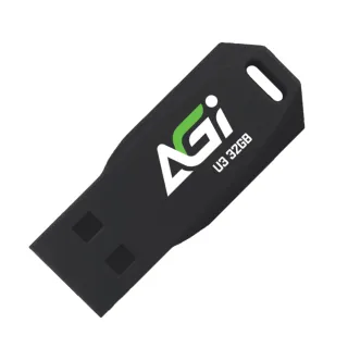 【AGI亞奇雷】UP138 32GB USB 3.2 Gen 1 隨身碟(黑色)