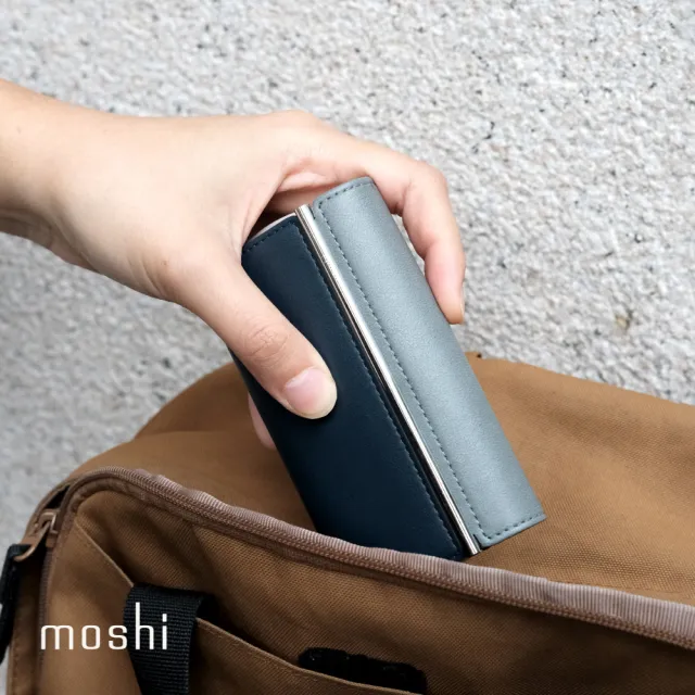 【moshi】IonGo 10K Duo 雙向充電帶線行動電源(USB-C 及 lightning 雙充電線)