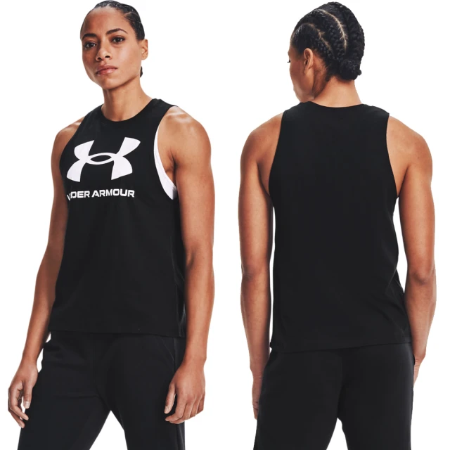 UNDER ARMOUR UA 女 Sportstyle 背心_1356297-001(黑色)