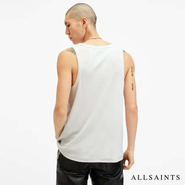 【ALLSAINTS】EDWARDS 羅紋彈性背心白 M008JB(常規版型)