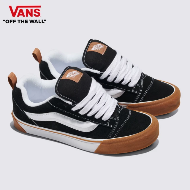 VANS 官方旗艦 Knu Skool 男女款黑色滑板鞋