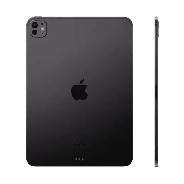 【Apple】2024 iPad Pro 11吋/WiFi/256G 平板電腦 (三折筆槽殼+鋼化保貼組)