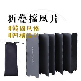 【露營中毒本鋪】折疊擋風片 袋裝(擋油板 露營擋風板 防濺板 遮風板 露營 擋風片 瓦斯爐隔版)