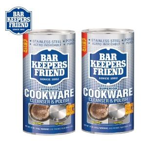 【美國BarKeepersFriend】BKF萬用去汙粉2入組(銀 炊具用340gx2罐)