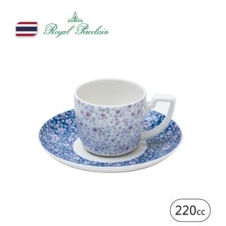 【Royal Porcelain泰國皇家專業瓷器】CLAIRE咖啡杯碟組(泰國皇室御用品牌)