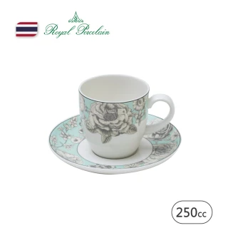 【Royal Porcelain泰國皇家專業瓷器】AMARETTO咖啡杯碟組(泰國皇室御用品牌)