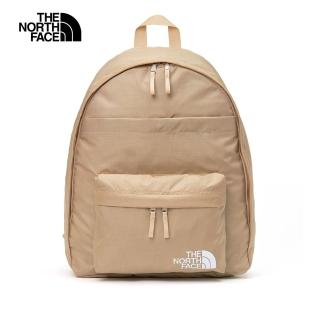 【The North Face 官方旗艦】北面男女款棕色可調節背帶休閒後揹包｜8AMMLK5(筆電包/登山包)