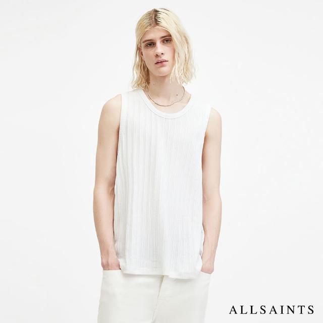 【ALLSAINTS】MADISON 棉質寬鬆無袖背心-白 MD140Y(舒適版型)