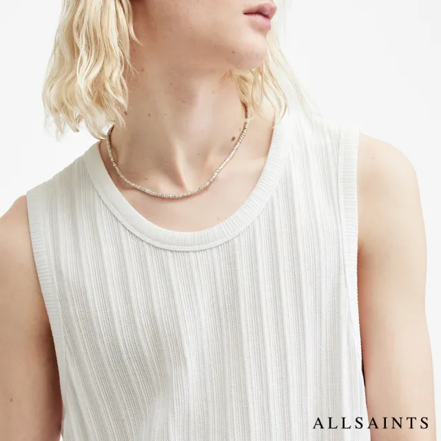 【ALLSAINTS】MADISON 棉質寬鬆無袖背心-白 MD140Y(舒適版型)