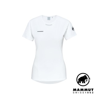 【Mammut 長毛象官方直營】Aenergy FL T-Shirt 輕量抗菌短袖排汗衣 白色 女款 #1017-05020