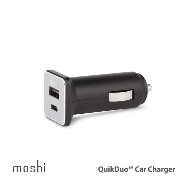 【moshi】QuikDuo USB-C 車用充電器 PD+QC 雙快充版