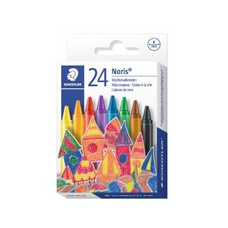 【STAEDTLER 施德樓】施德樓 快樂學園 無毒安全油蠟筆24色組 MS220NC24