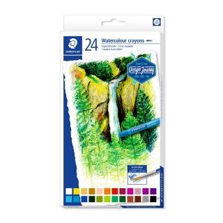 【STAEDTLER 施德樓】施德樓 設計家水性蠟筆24色組 MS223C24