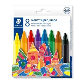 【STAEDTLER 施德樓】施德樓 超寬兒童無毒油蠟筆8色組 MS226NC8