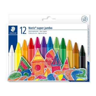【STAEDTLER 施德樓】施德樓 超寬兒童無毒油蠟筆12色組 MS226NC12