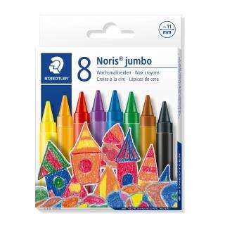 【STAEDTLER 施德樓】施德樓 加寬兒童無毒油蠟筆8色組 MS229NC8