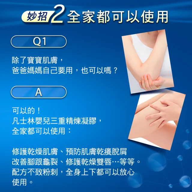 【Vaseline 凡士林】官方直營 經典嬰兒高純修護凝膠368g