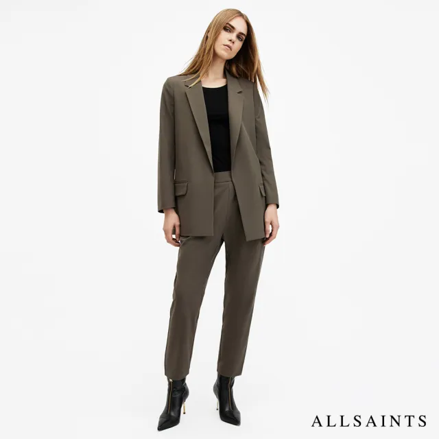 【ALLSAINTS】ALEIDA TRI 輕薄西裝外套-橄欖綠 W008QZ(常規版型)