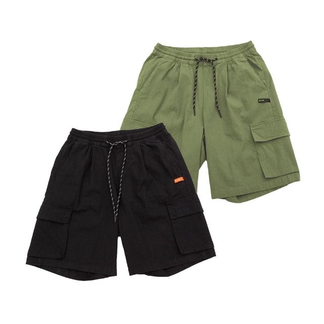 【KANGOL】袋鼠 抓皺工裝短褲 64251540