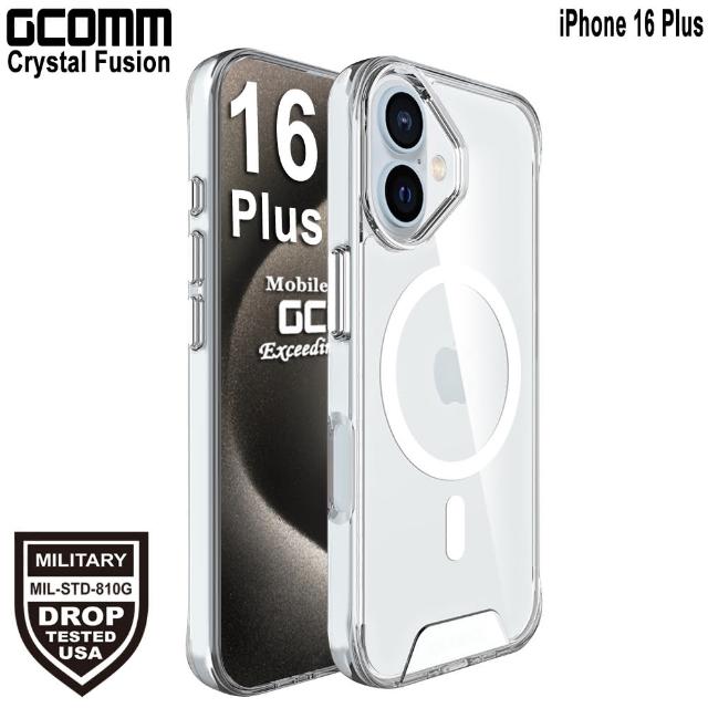 【GCOMM】iPhone 16 Plus 磁吸晶透軍規防摔殼 Crystal Fusion MagSafe(iPhone 16 Plus)