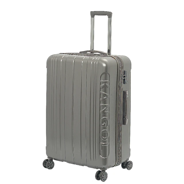 KANGOL 袋鼠 大號 28吋 髮絲浮雕行李箱 63558