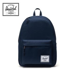 【Herschel】官方直營 後背包 16吋筆電包 書包 雙層 30L Classic XL 深藍(11546-00007-OS)