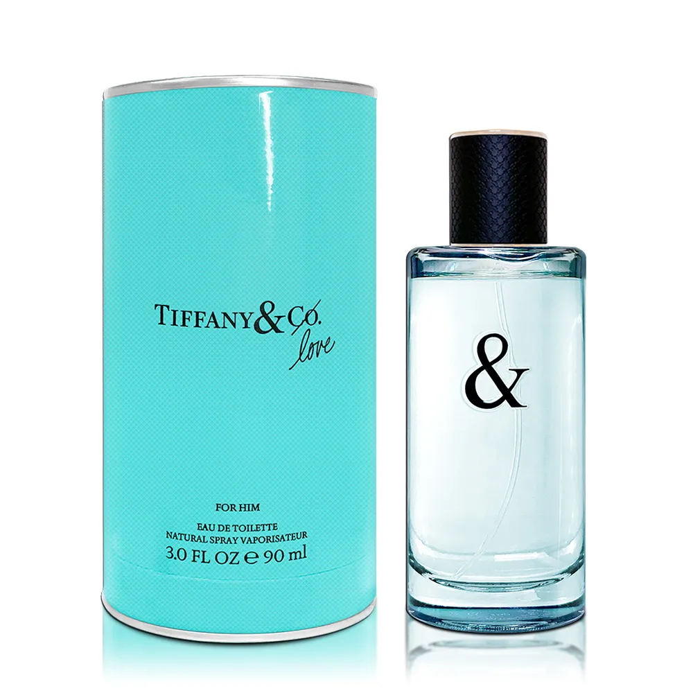 【Tiffany&Co. 蒂芙尼】LOVE FOR HIM 愛語男性淡香水 90ML(專櫃公司貨)