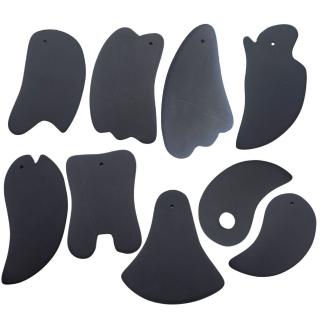 【安裡】天然砭石刮痧板 精油 穴位圖 收納袋 一片裝 收納袋組(砭石/刮痧/按摩)