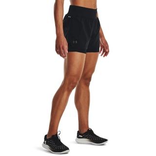 【UNDER ARMOUR】UA 女 Launch Pro 2in1短褲 1376759-001(黑色)