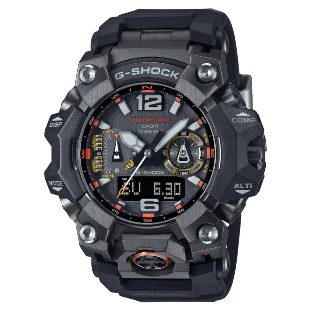 【CASIO 卡西歐】G-SHOCK藍芽 X 六局電波雙顯錶(GWG-B1000EC-1A)