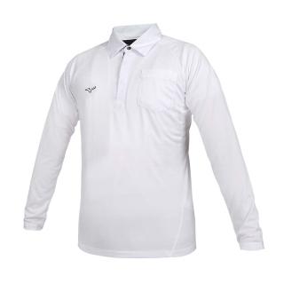 【MIZUNO 美津濃】男長袖POLO衫-臺灣製 上衣 休閒 慢跑(32TAB51601)