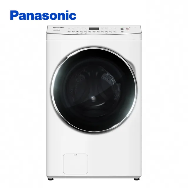 【Panasonic 國際牌】17公斤IOT智慧聯網洗脫烘滾筒洗衣機-晶鑽白(NA-V170MDH-W)