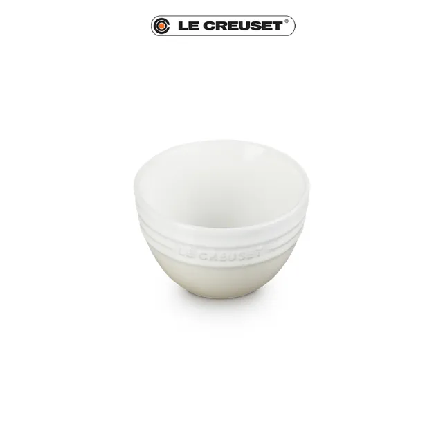 【Le Creuset】瓷器韓式飯碗10cm(蛋白霜)