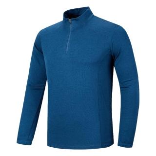 【巴黎精品】現貨+預購 運動服長袖休閒服(立領衛衣貼身彈性男上衣3色a1he50)