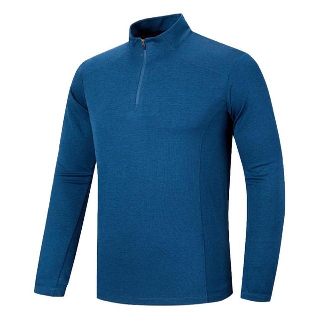 【巴黎精品】現貨+預購 運動服長袖休閒服(立領衛衣貼身彈性男上衣3色a1he50)