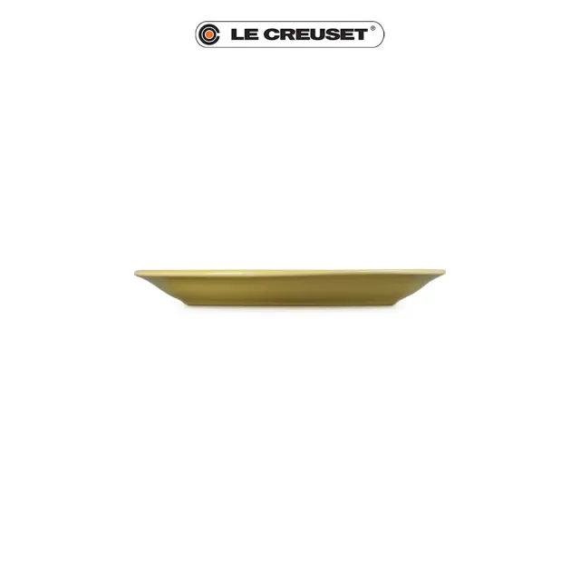 【Le Creuset】瓷器圓盤19cm(閃亮黃)