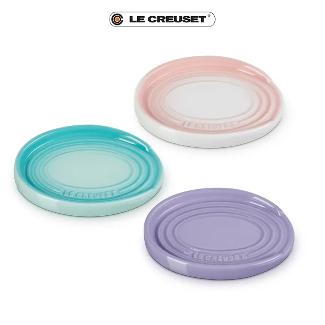 【Le Creuset】瓷器橢圓鏟座盤(水手藍/薄荷綠/薰衣草 3色選1)